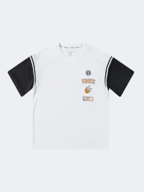 Erke Kids-Boys Training T-Shirt White/Black