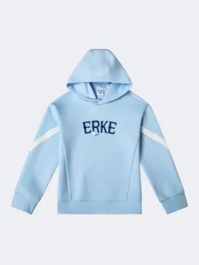 Erke Kids-Girls Training Hoody Island Blue