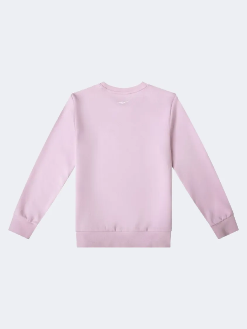 Erke Kids-Girls Training Sweatshirt Light Purple