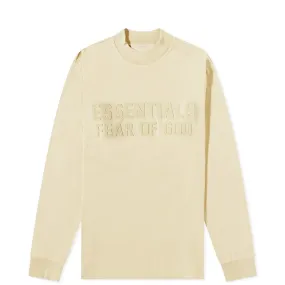 Essentials Kids Logo Long Sleeve T-Shirt in Egg Shell