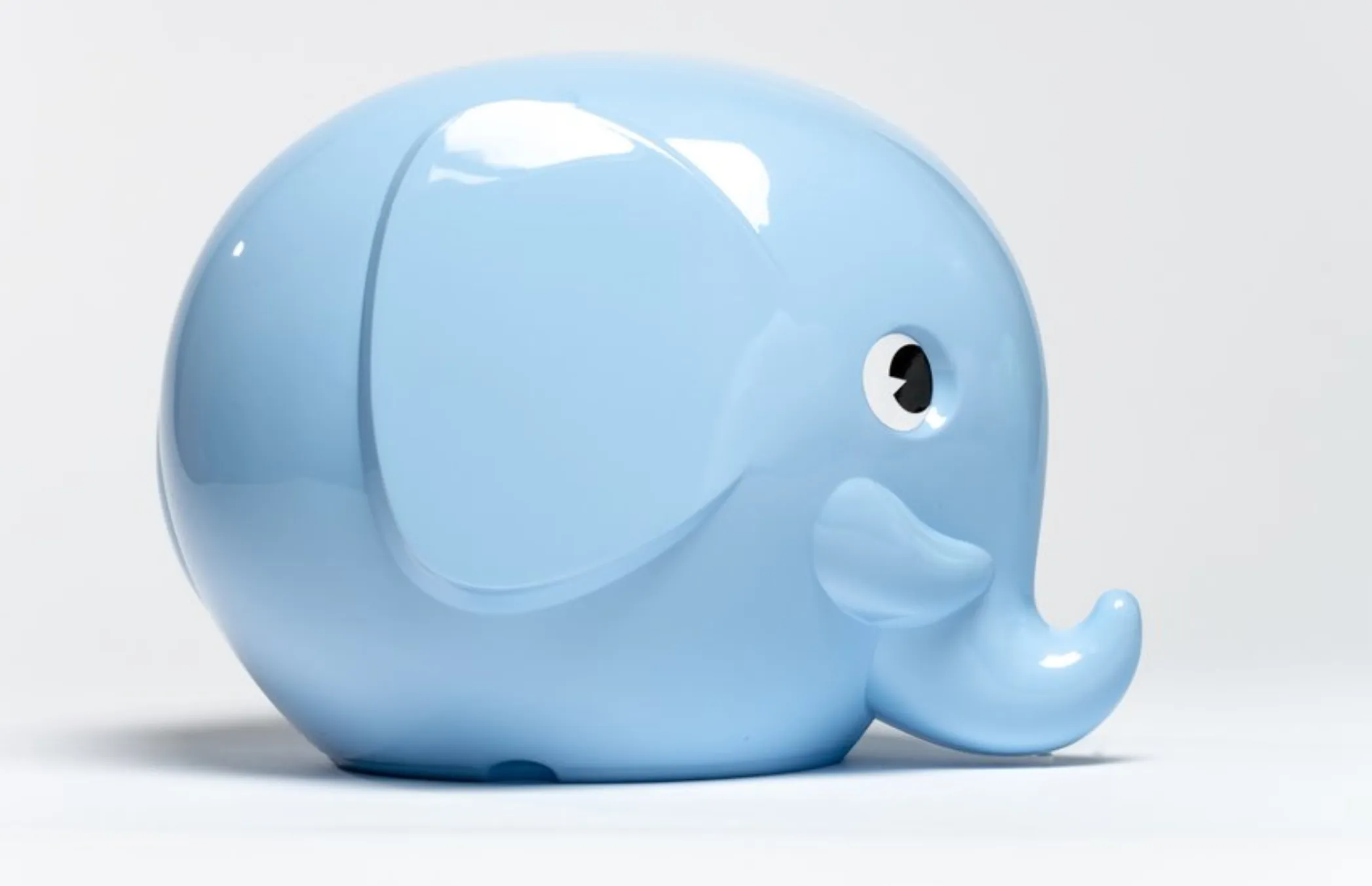 Light Blue Extra Large Elephant Piggy Bank