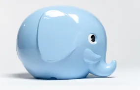 Light Blue Extra Large Elephant Piggy Bank