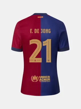 FC Barcelona Home Kit 24/25 for Young Kids by F. DE JONG