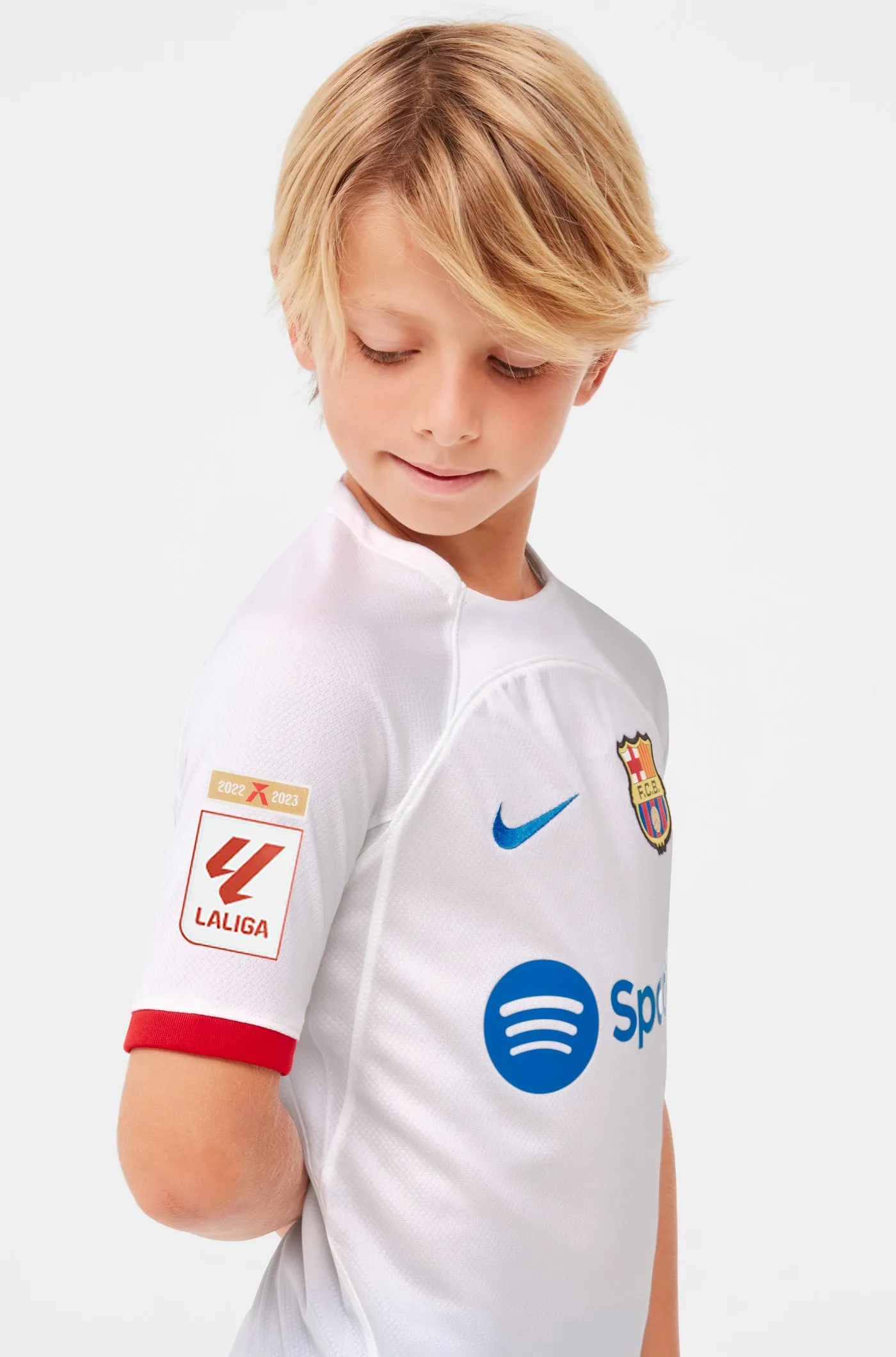 Youth FC Barcelona 23/24 Away Jersey - Junior - CHRISTENSEN