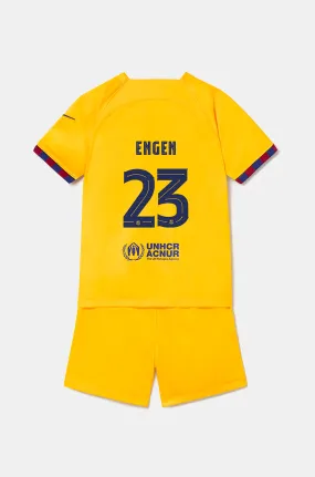 FC Barcelona Younger Kids Fourth Kit 23/24 by ENGEN