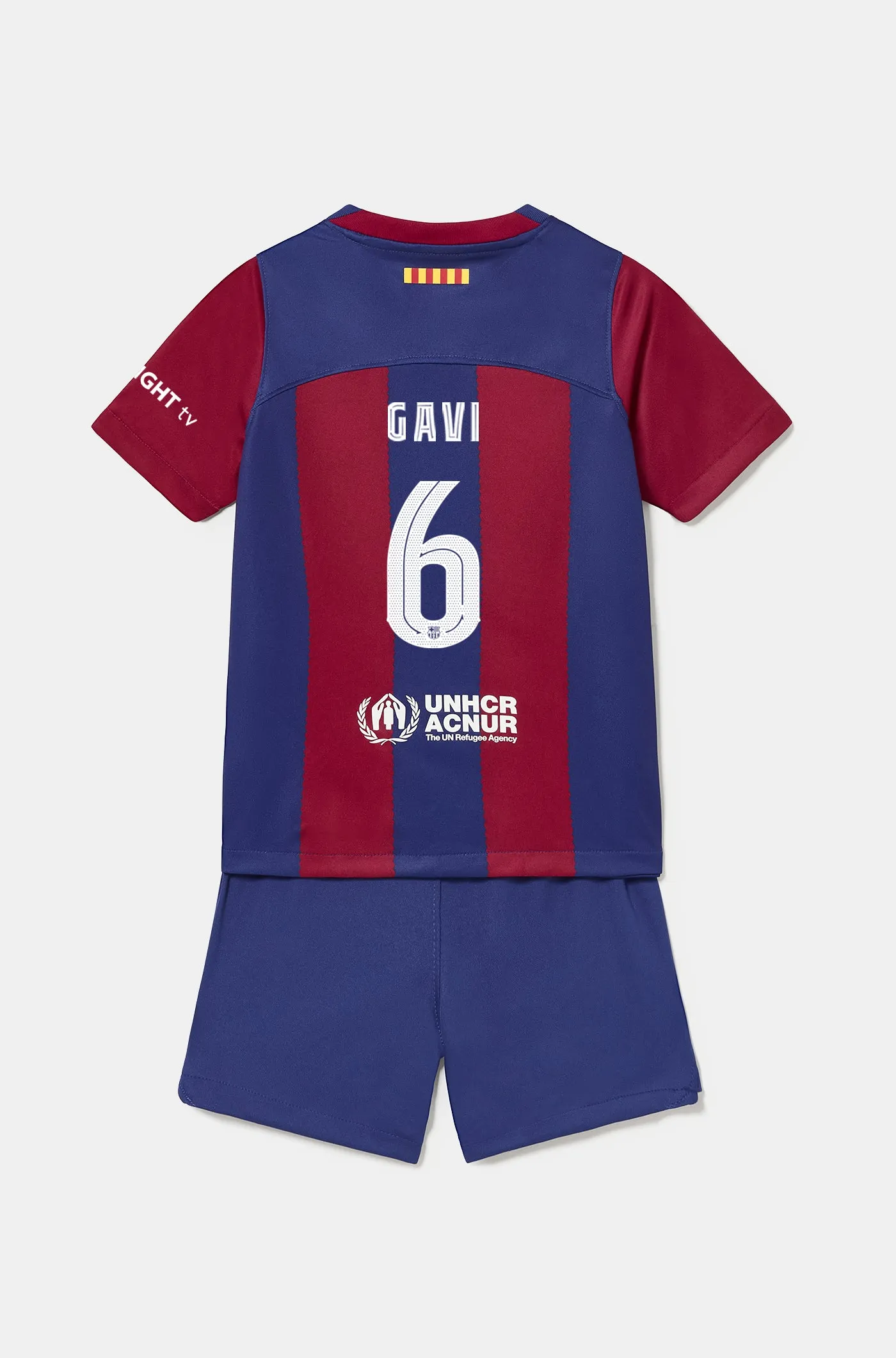 FC Barcelona 23/24 Home Kit for Younger Kids - GAVI