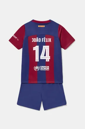 FC Barcelona Home Kit 2023/2024 - Youth Sizes - JOO FELIX