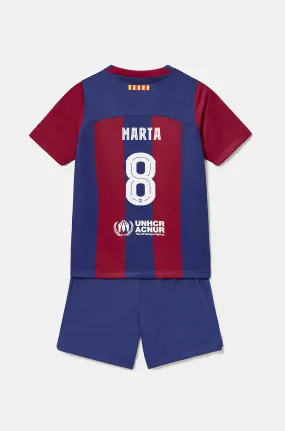 Younger Kids FC Barcelona Home Kit 23/24 - MARTA