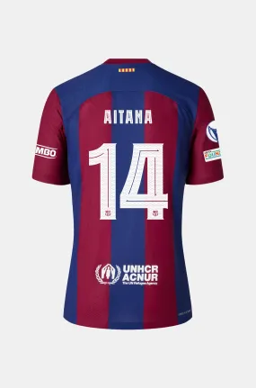 FC Barcelona Home Shirt 23/24 for Junior - AITANA