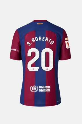 FC Barcelona Kids Jersey 2023/2024 - Junior Size - S. ROBERTO