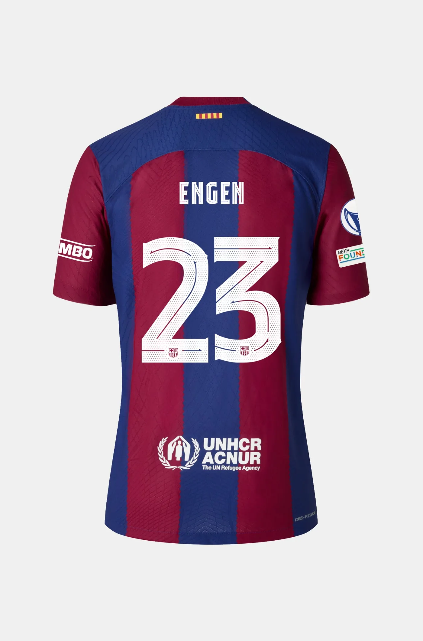 FC Barcelona UWCL Home Shirt 23/24 for Juniors - ENGEN