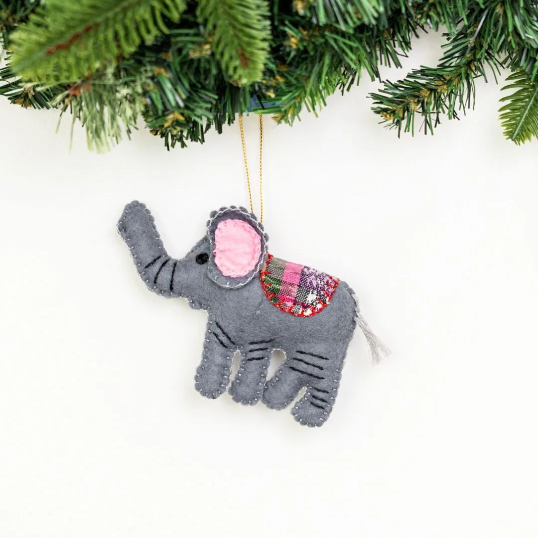 Fabric Elephant Decoration