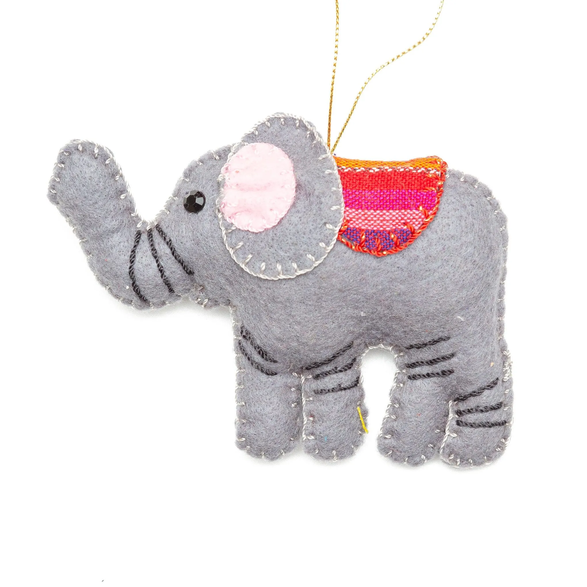 Fabric Elephant Decoration