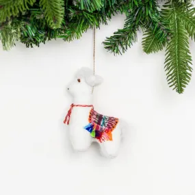 Felt Llama Decor Ornament