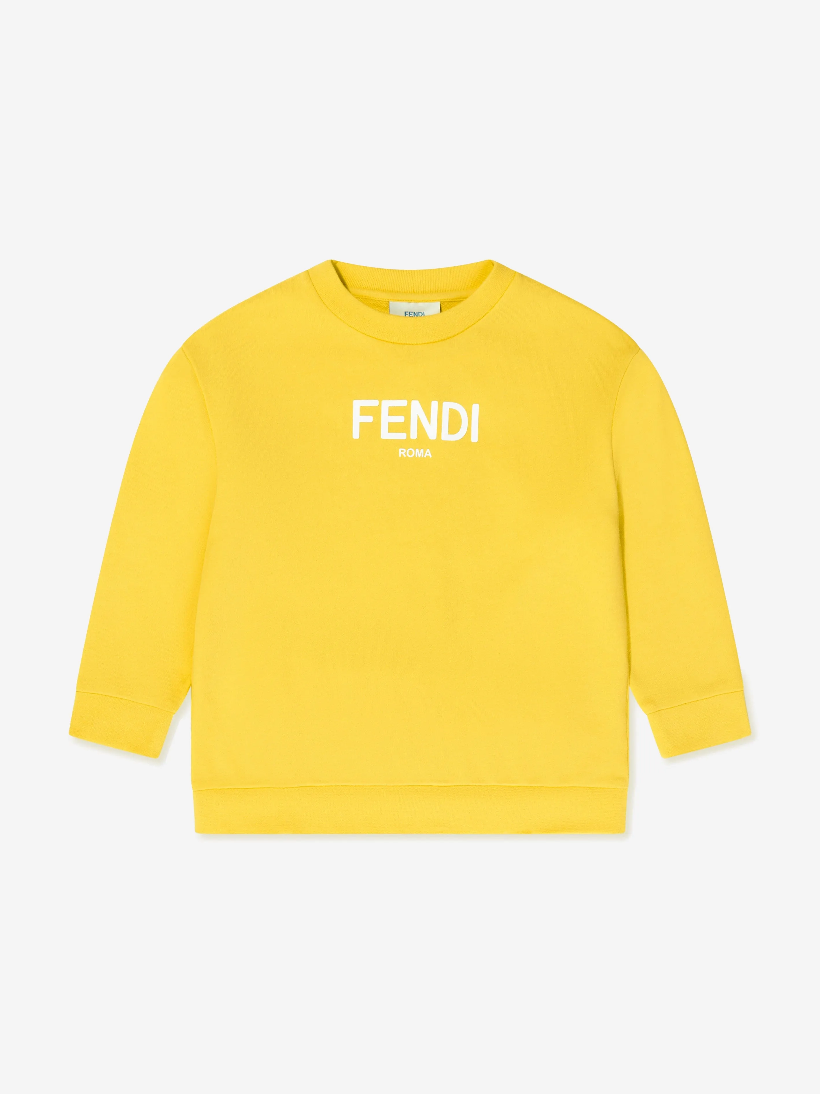 Fendi Kids - Kids Logo Sweatshirt in Yellow | Childsplay Clothing