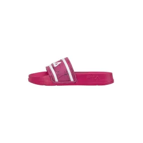 FILA MORRO BAY P Kids Slides with Logo Strap Carmine