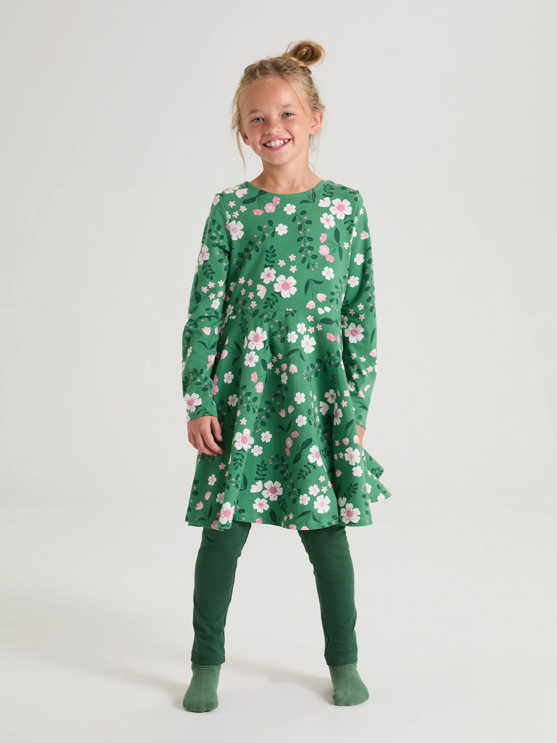 Floral Print Kids Dress