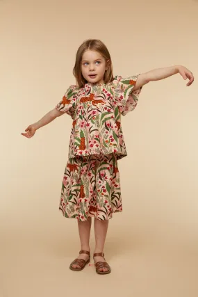 Children's Jungle Print Skirt