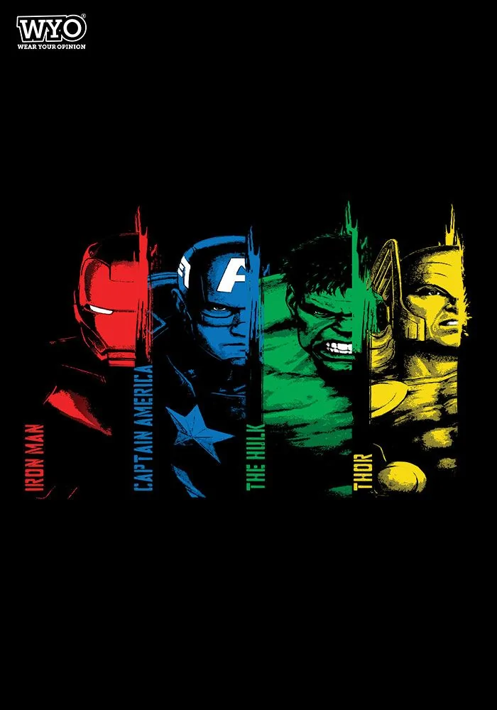 Four Avengers Sr Kids T-Shirt