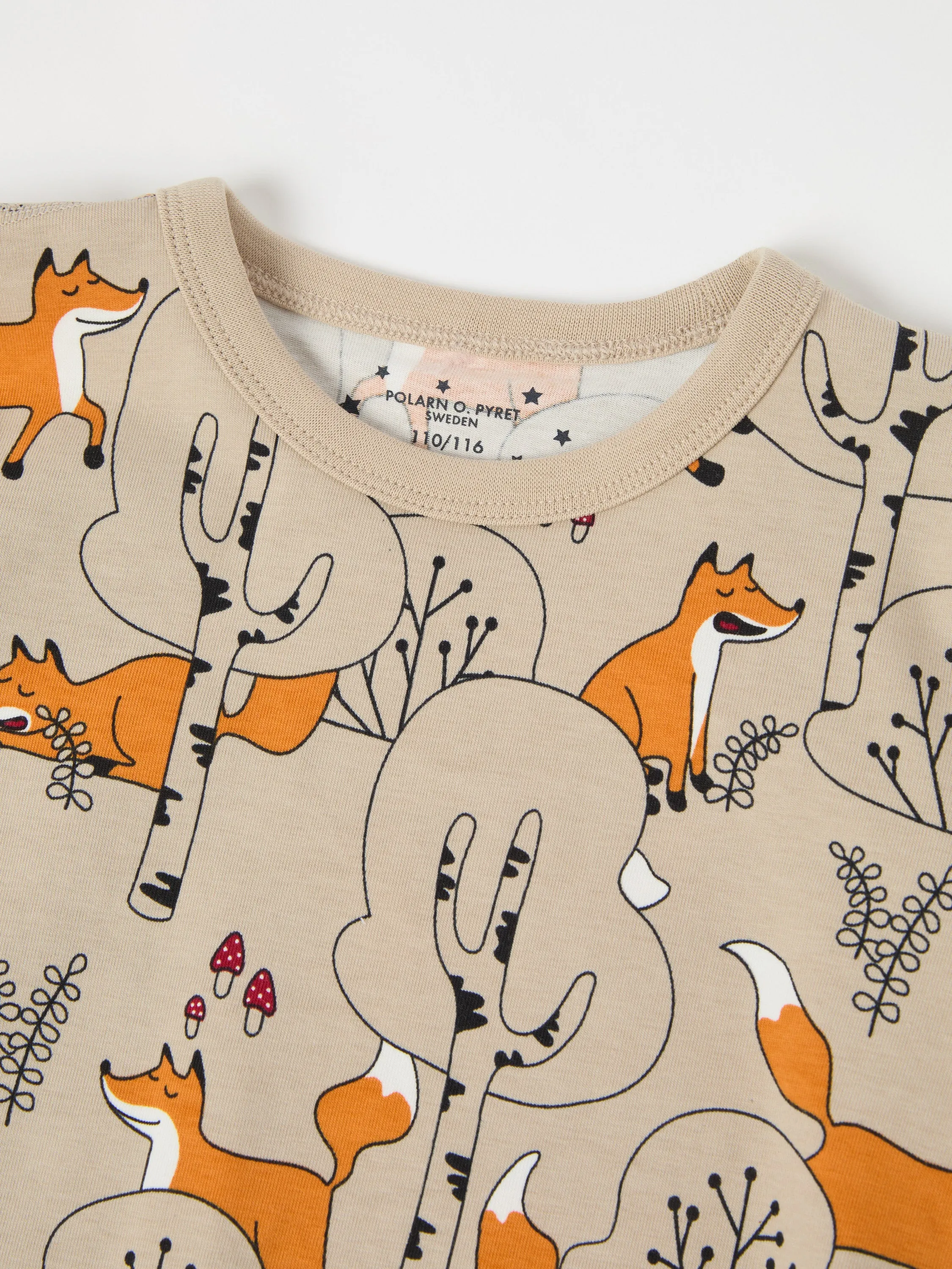 Fox Print Kids Pyjamas