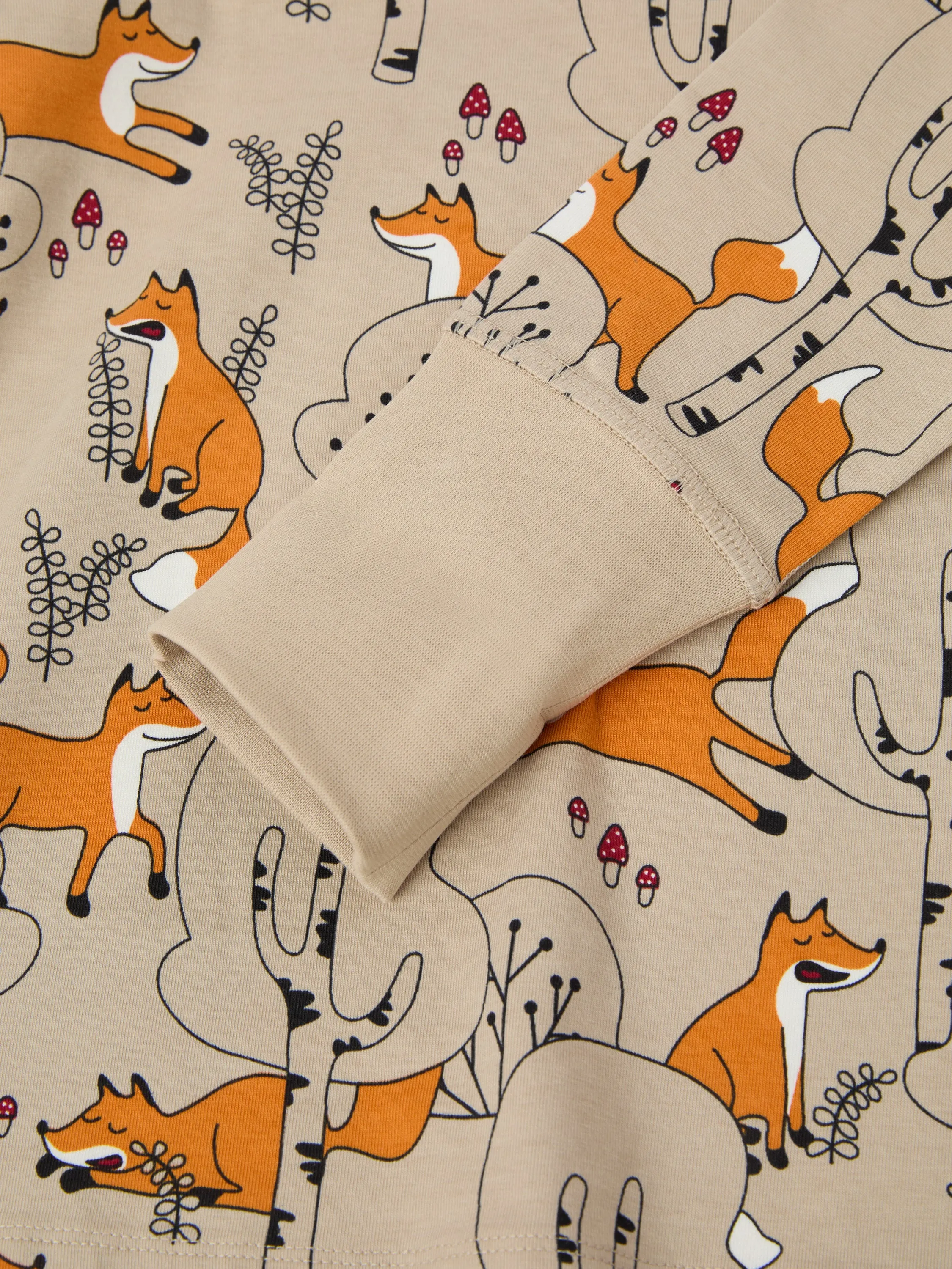 Fox Print Kids Pyjamas