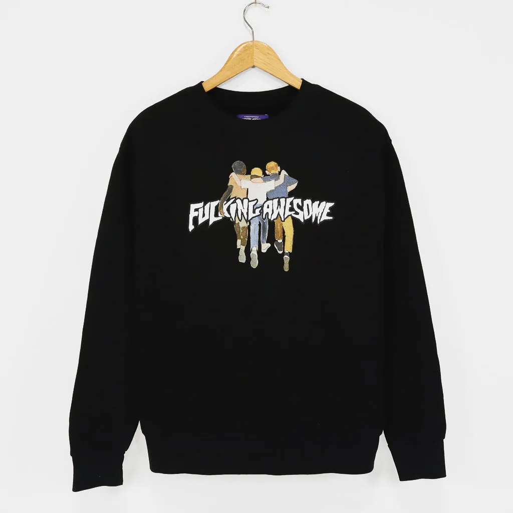 Fucking Awesome - The Kids All Right Crewneck Sweatshirt - Black