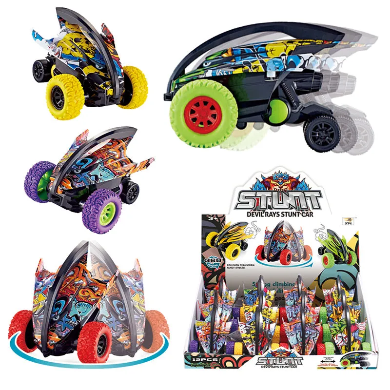 Entertaining Kids Graffiti Stunt Car Action Toys TY875