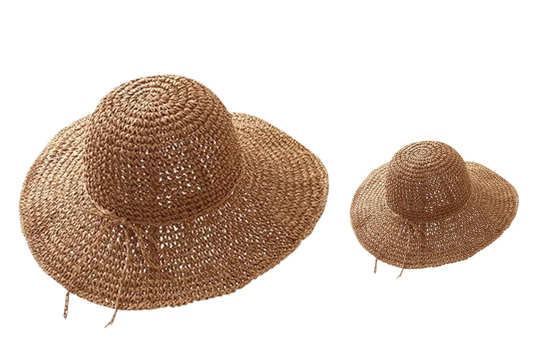 Gaia Summer Hat available in 2 sizes: Mum, Daughter, and Son