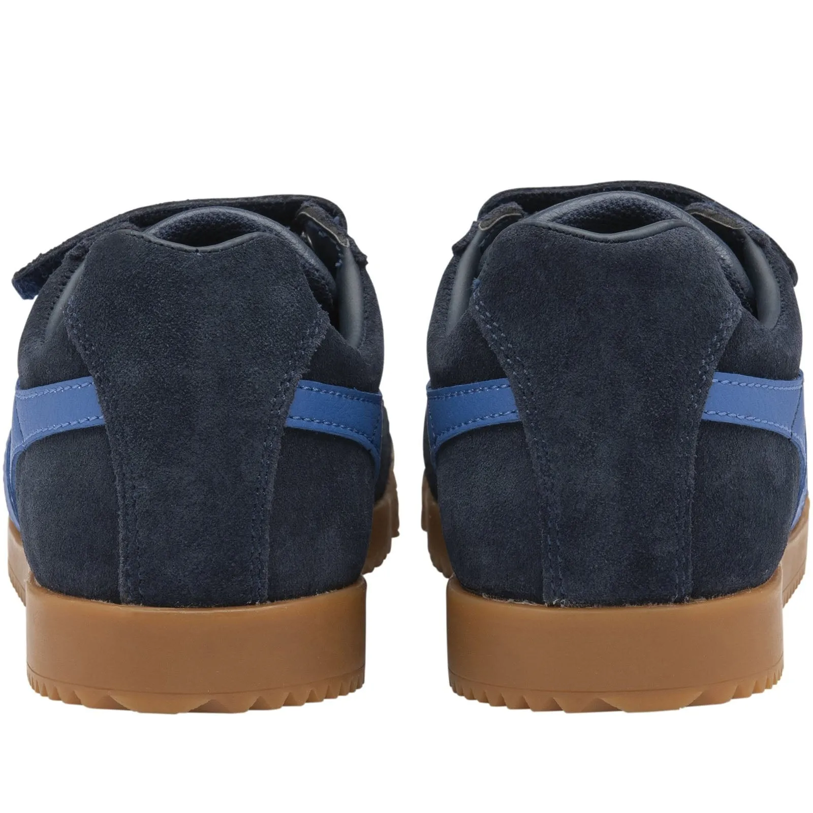 Gola Kids Harrier Strap Hook & Loop Suede Trainers