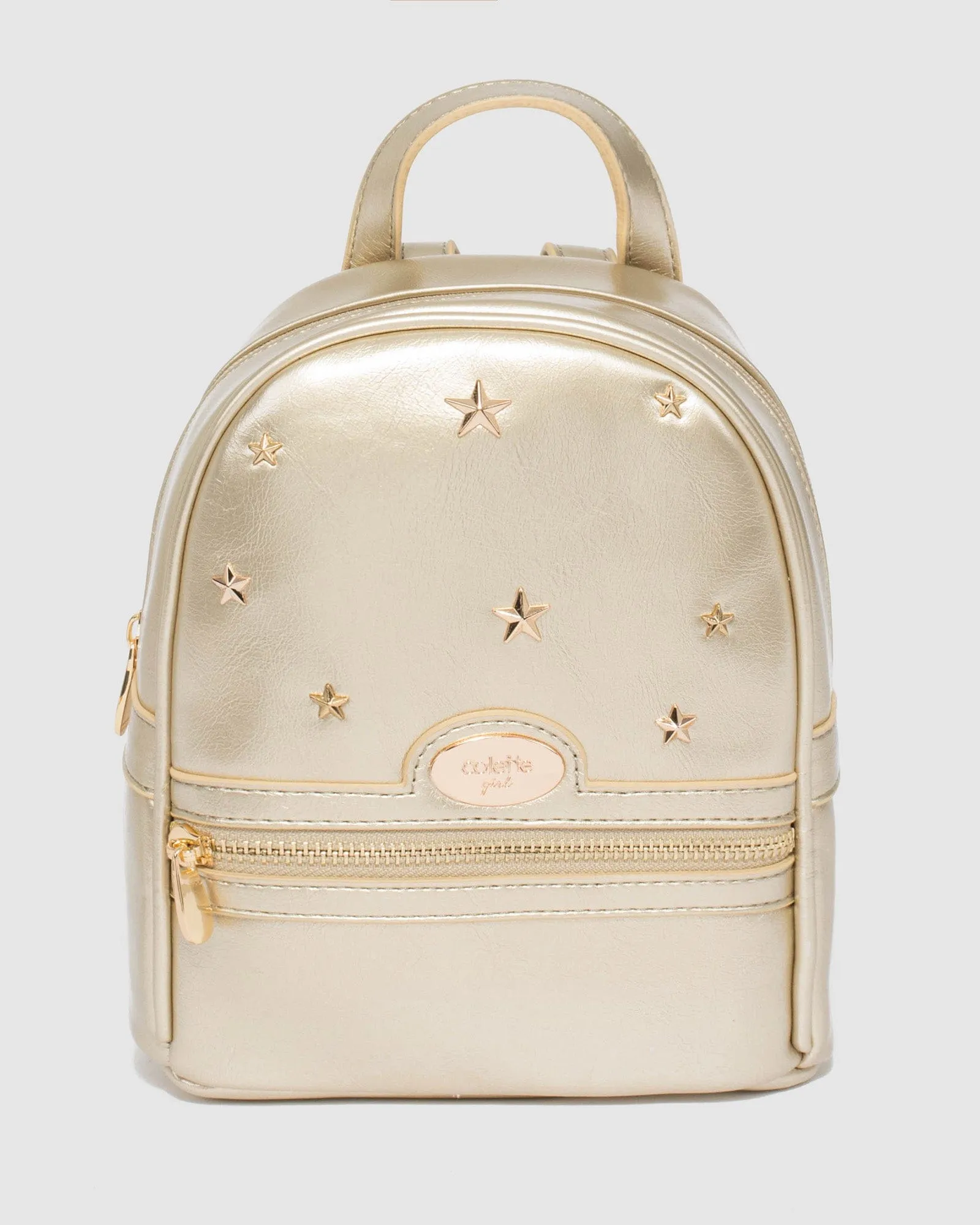 Gold Bella-Rose Star Stud Kids Backpack