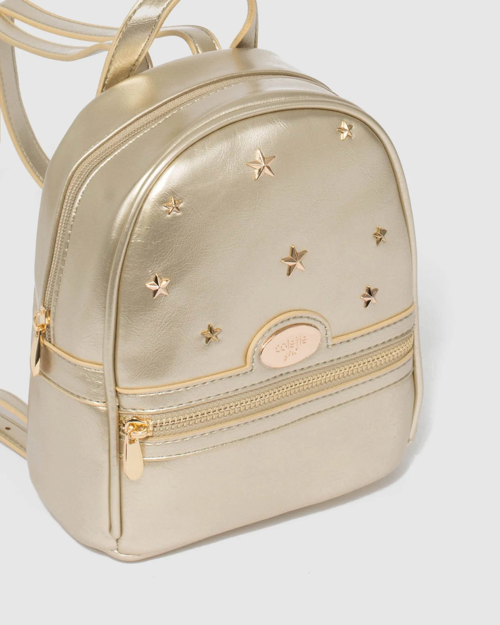 Gold Bella-Rose Star Stud Kids Backpack