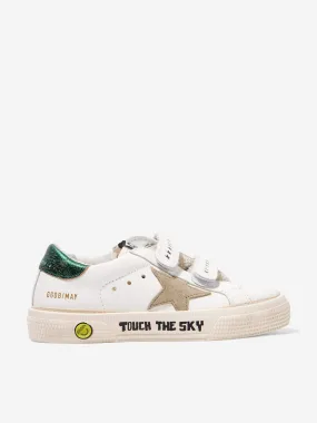 Golden Goose Kids - Kids May Leather And Suede Star Trainers | Childsplay Clothing