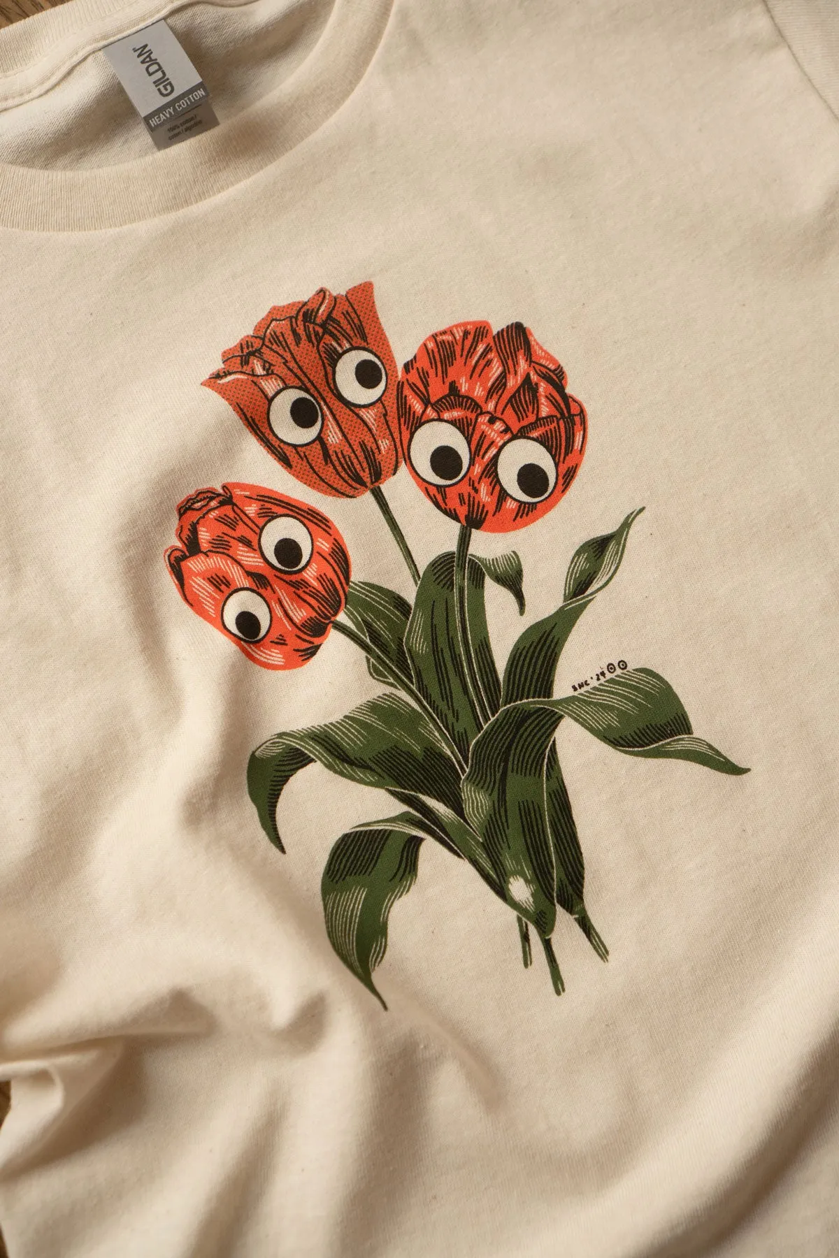 Googly Tulips Kids T-Shirt