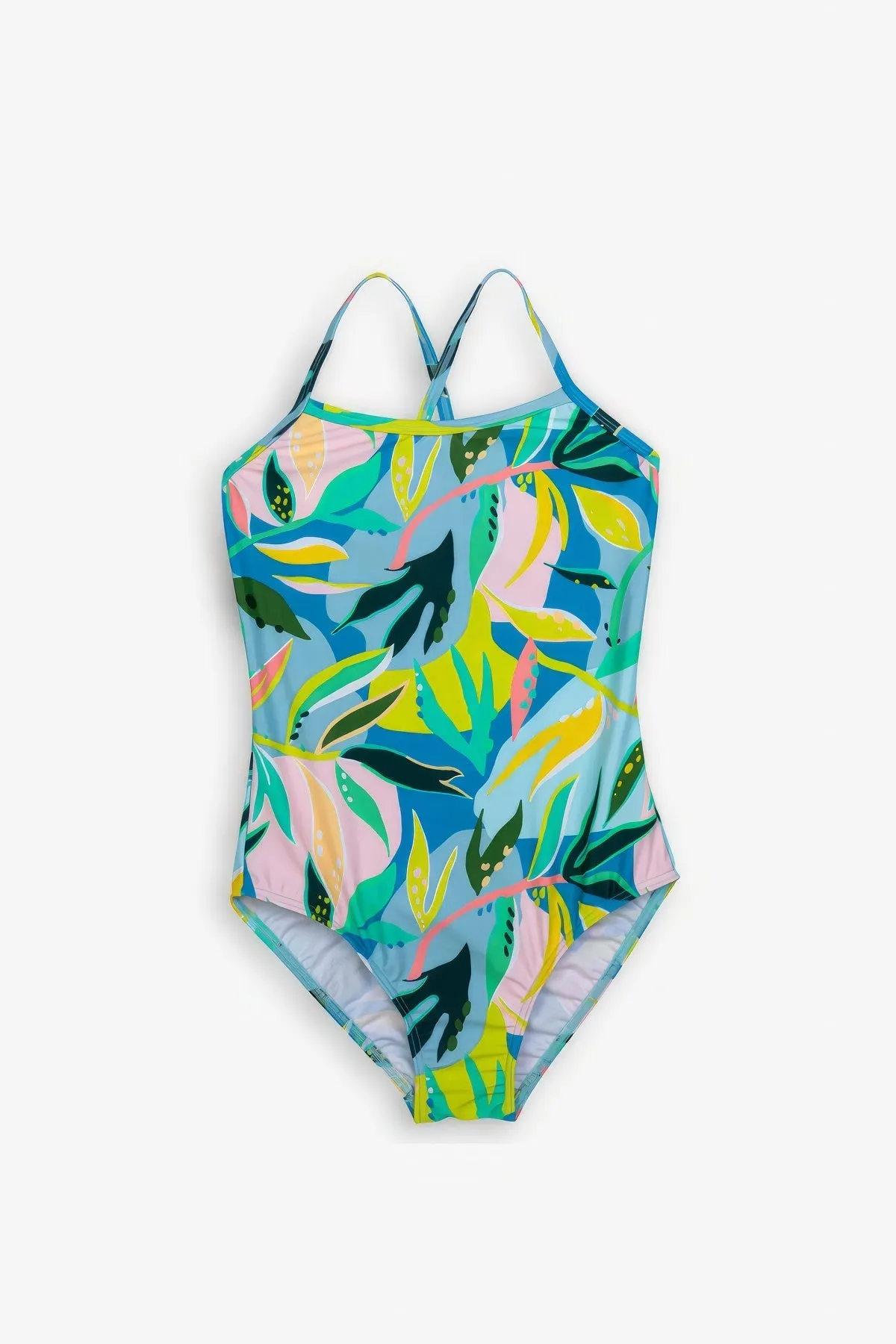 GOTTEX KIDS RAINFOREST ROUND NECK ONE PIECE SWIMSUIT