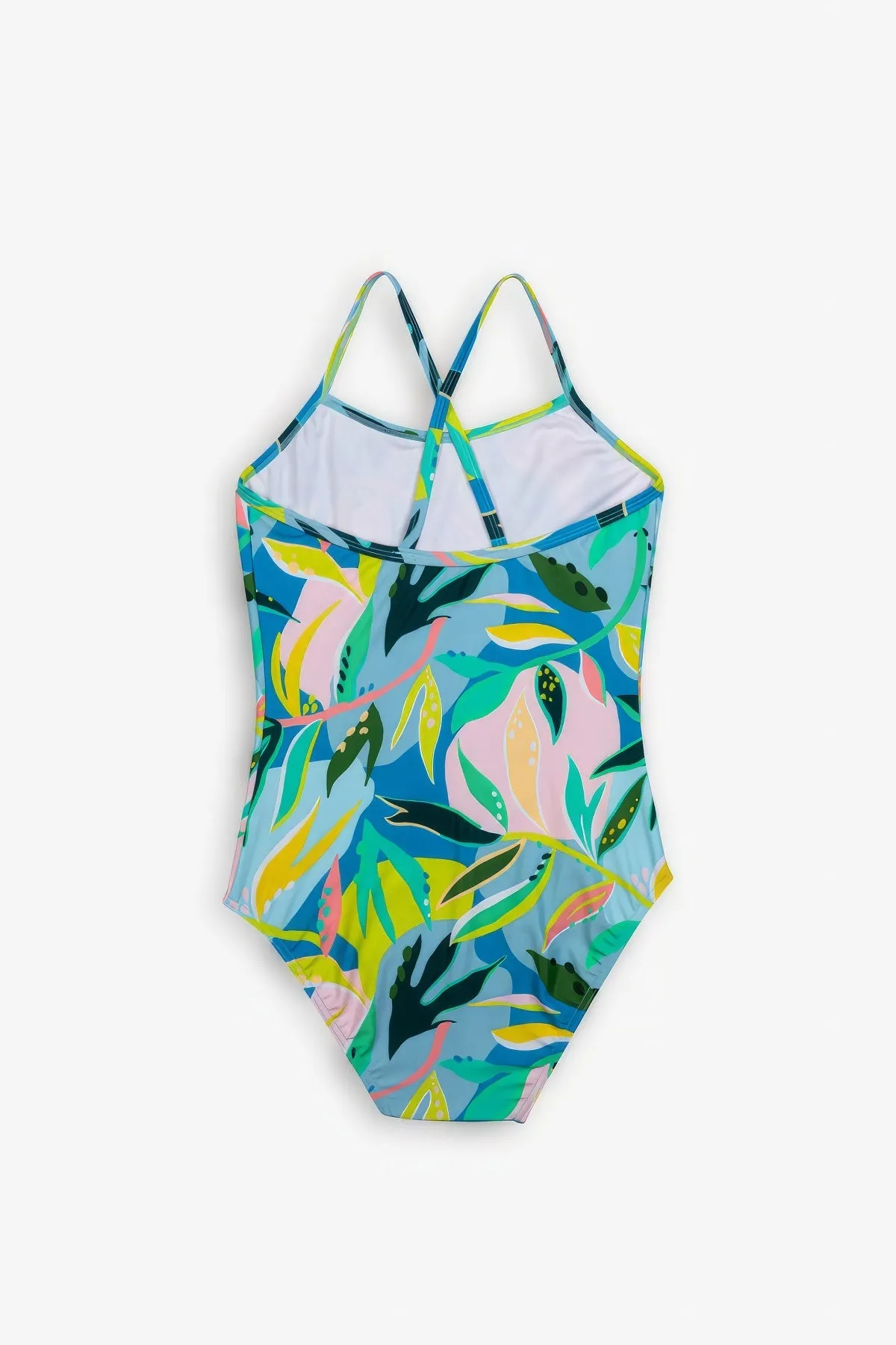 GOTTEX KIDS RAINFOREST ROUND NECK ONE PIECE SWIMSUIT