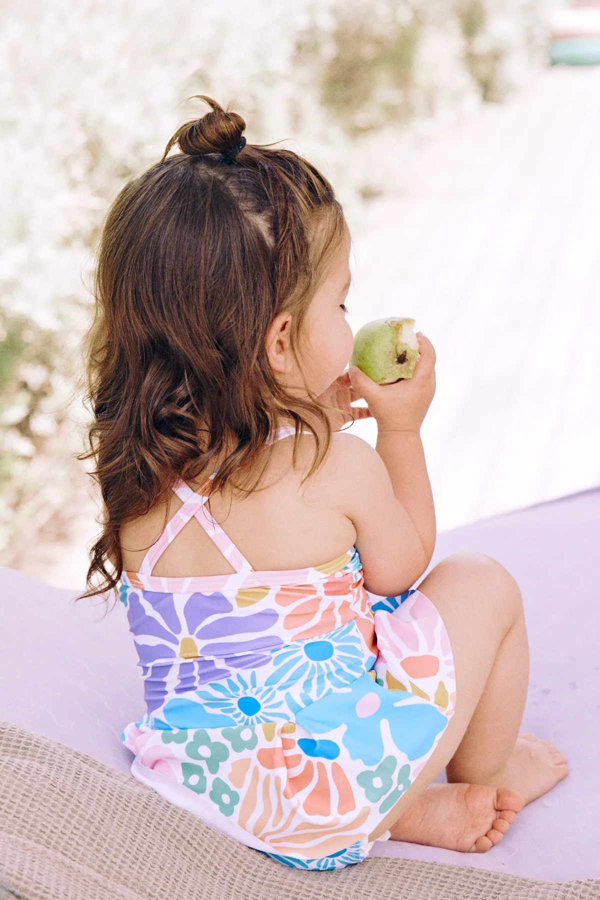 GOTTEX KIDS SUNSHINE ROUND NECK SWIMDRESS