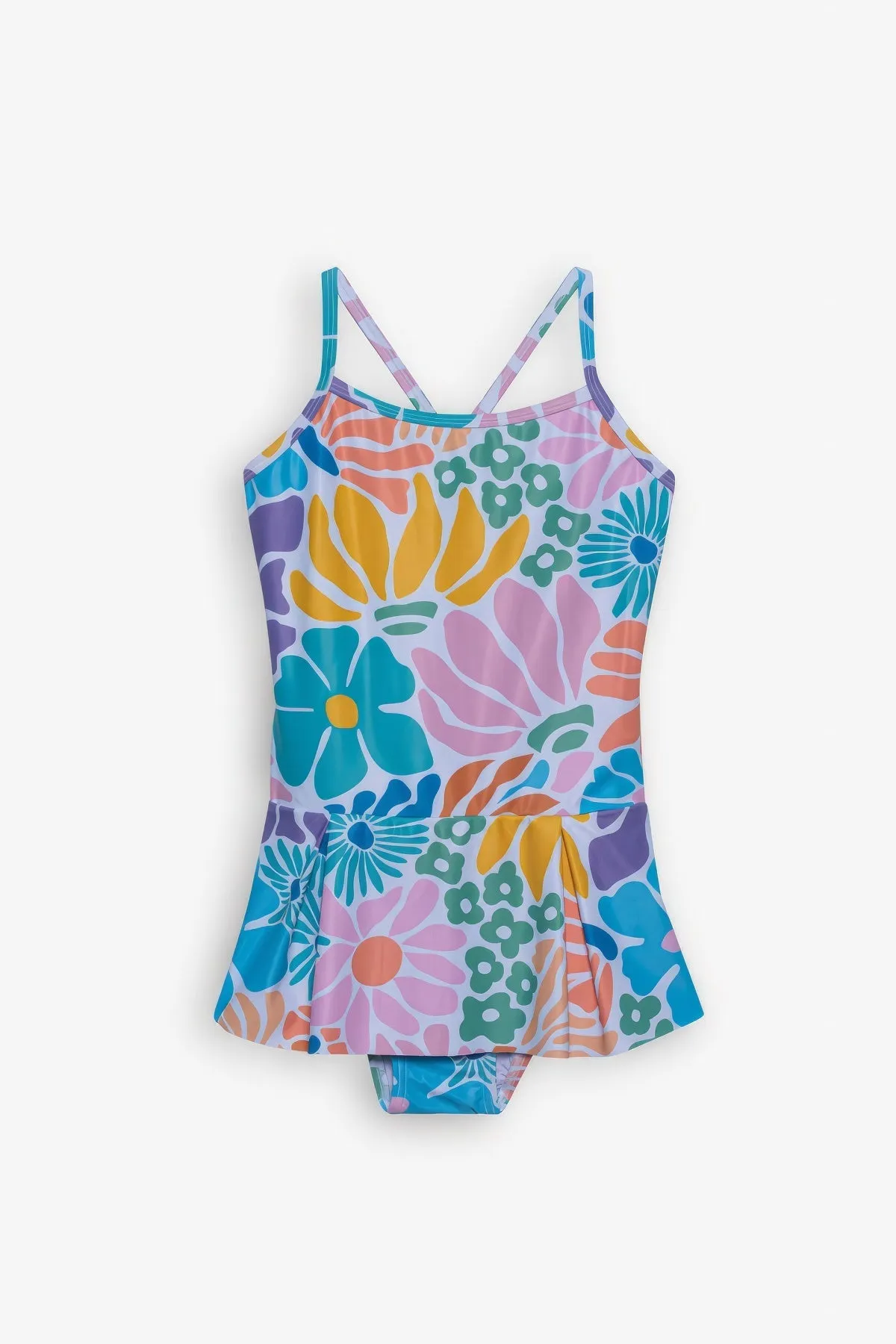 GOTTEX KIDS SUNSHINE ROUND NECK SWIMDRESS