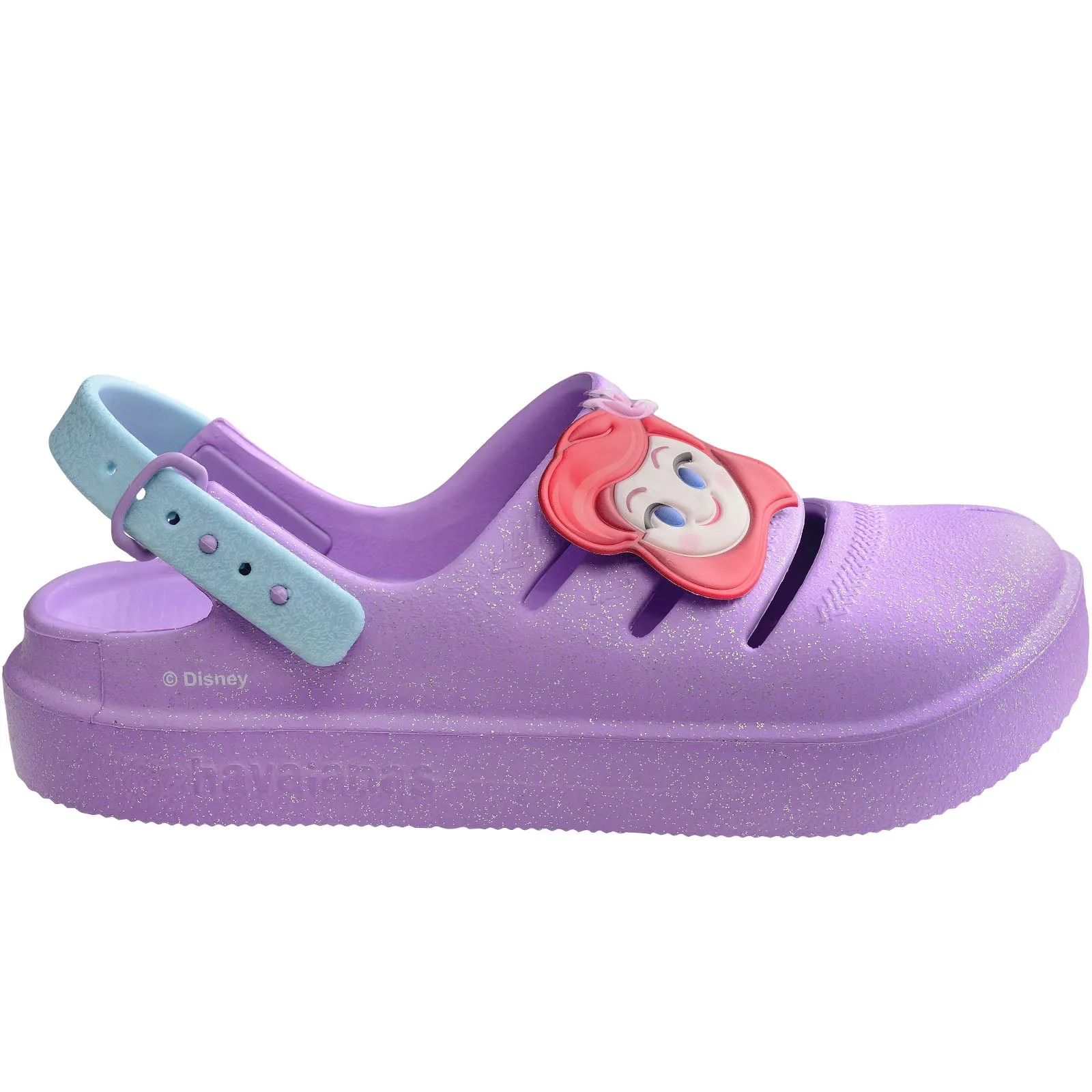 Havaianas Kids Childrens Princess Rubber Clogs Shoes