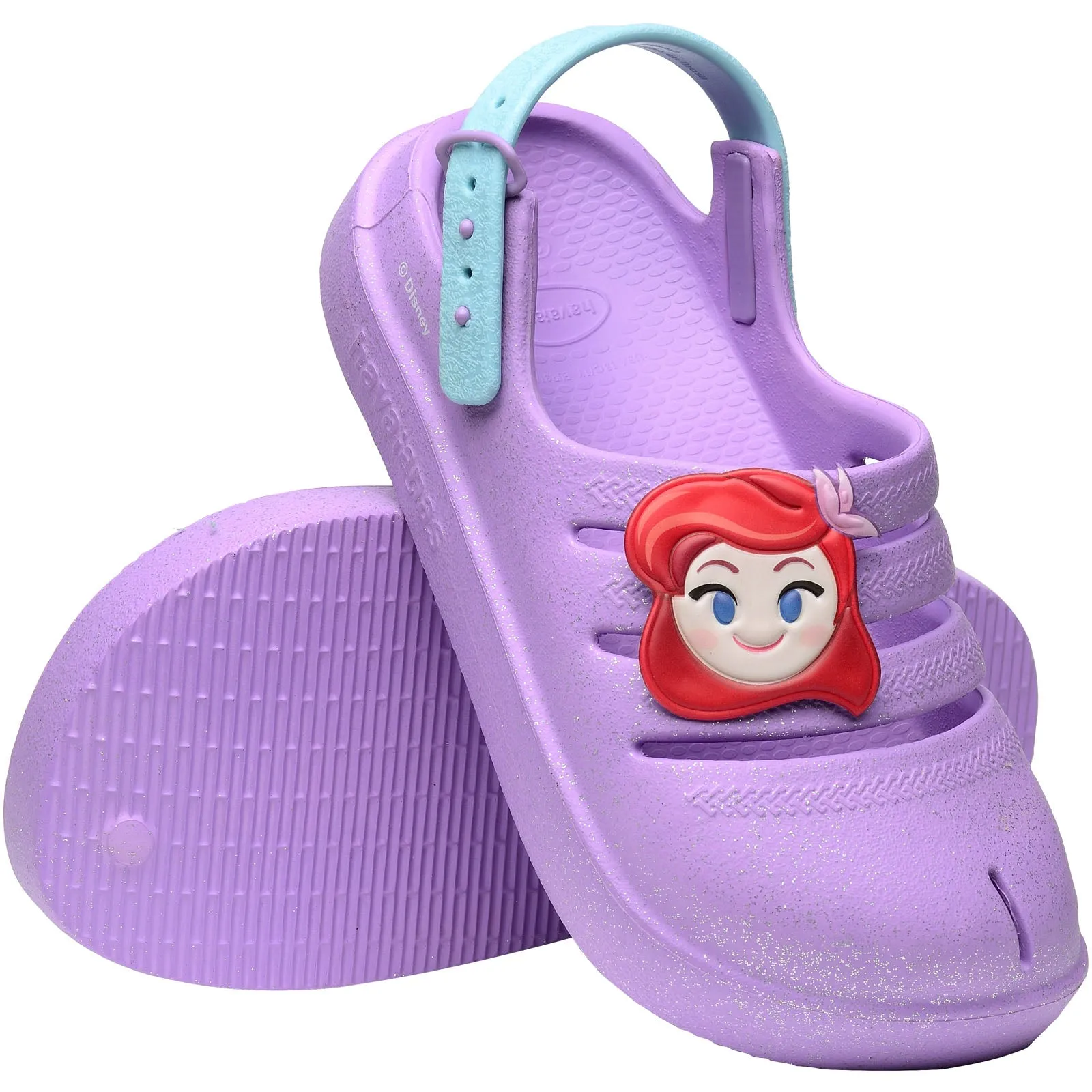 Havaianas Kids Childrens Princess Rubber Clogs Shoes