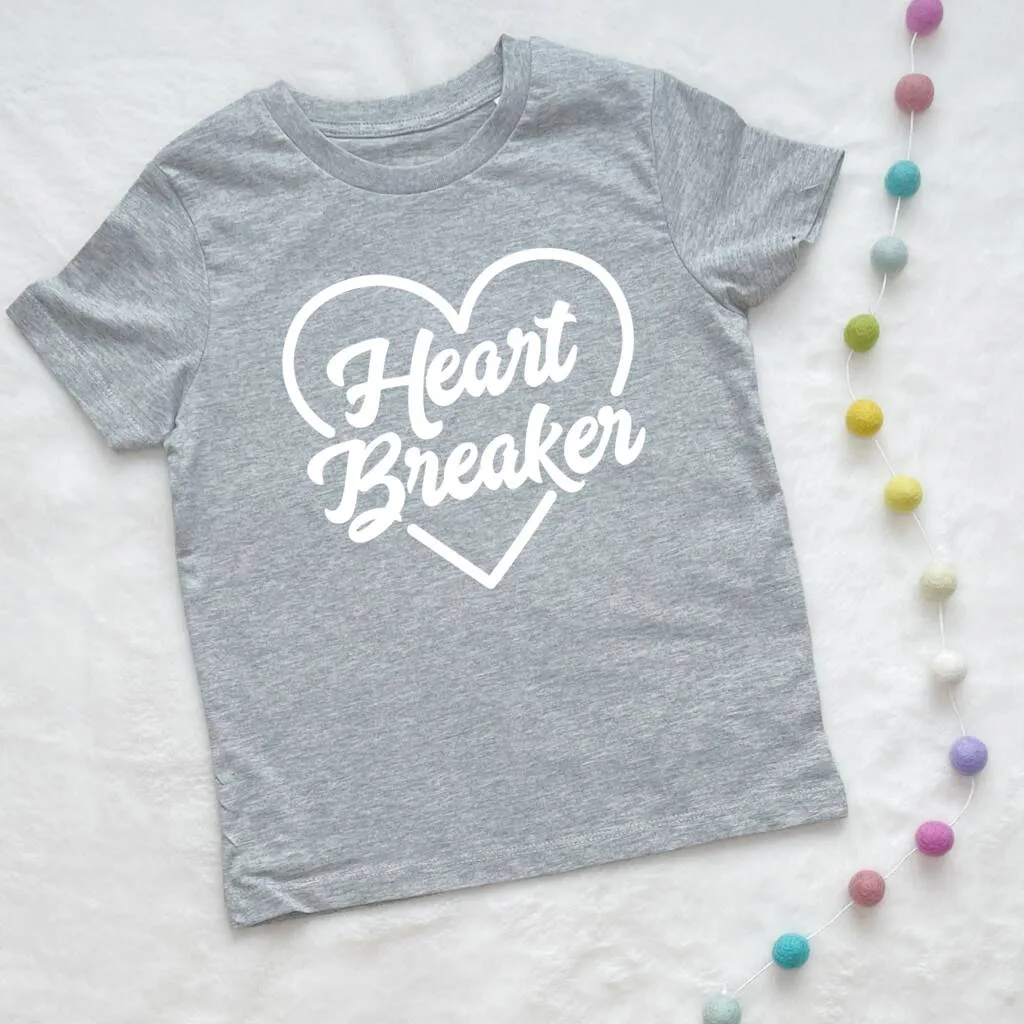 Heart Breaker Kids T Shirt