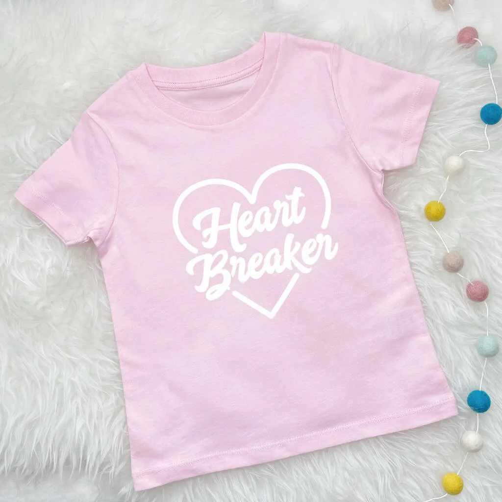 Heart Breaker Kids T Shirt