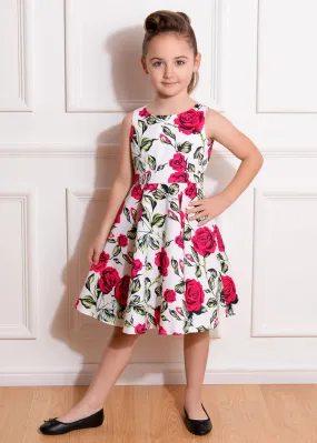 Hazel Floral Swing Dress for Kids