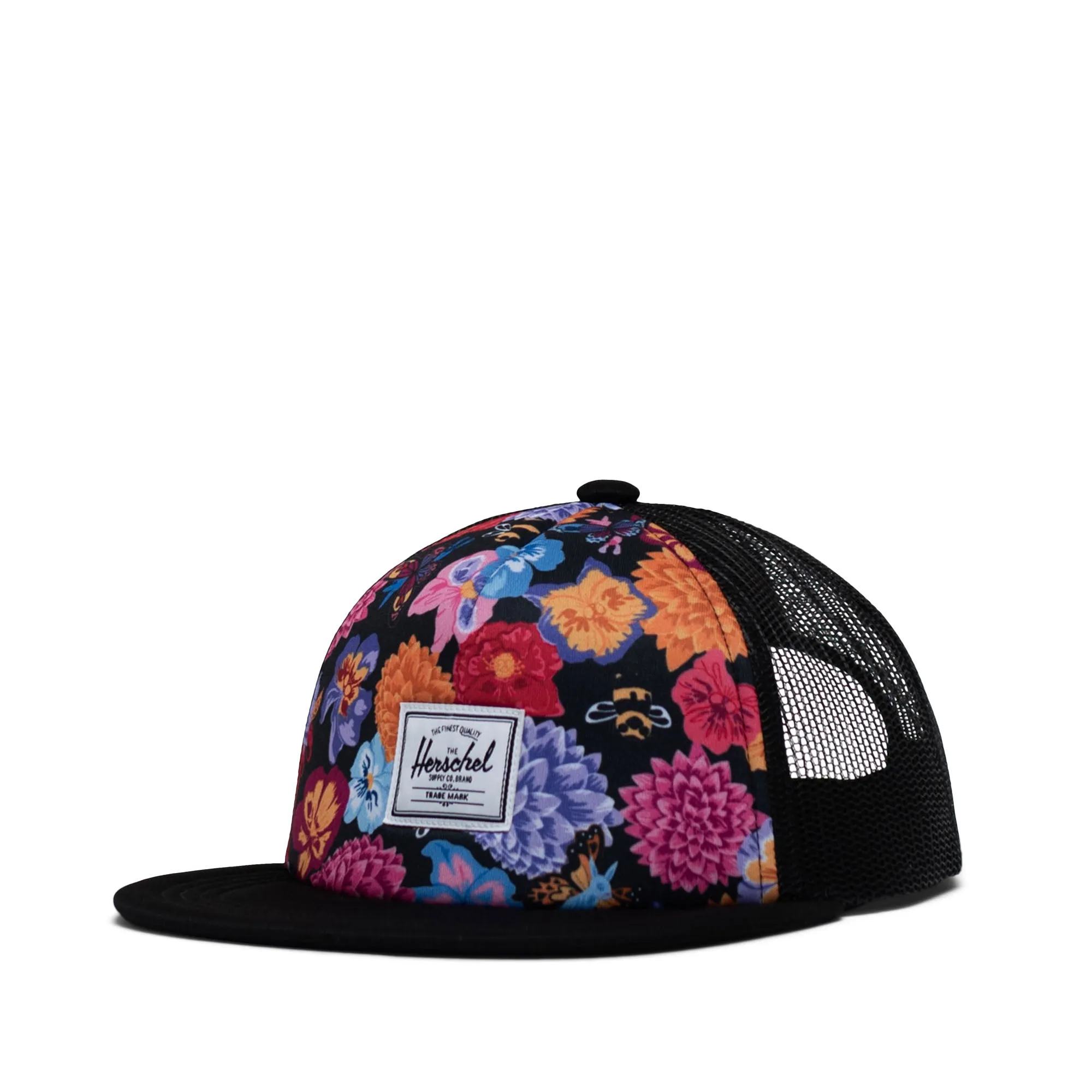 Herschel Whaler Mesh Animal Flowers Kids Hat (Ages 3-7)