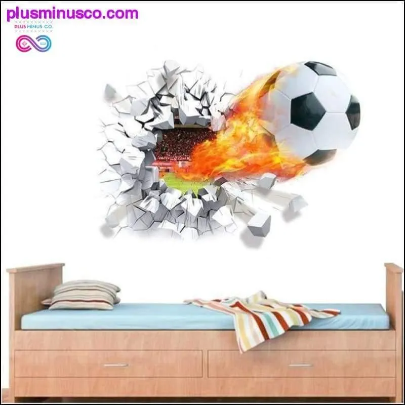 3D Broken Wall Hole Wall Decals for Home and Office