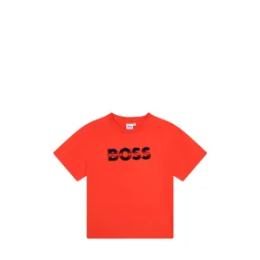 Hugo Boss Kids Raised Logo T-Shirt