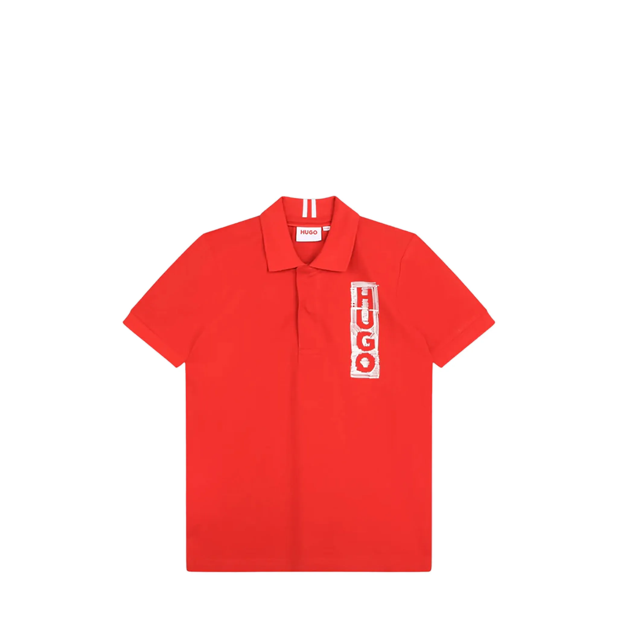 HUGO by Hugo Boss Kids Label Logo Polo Shirt