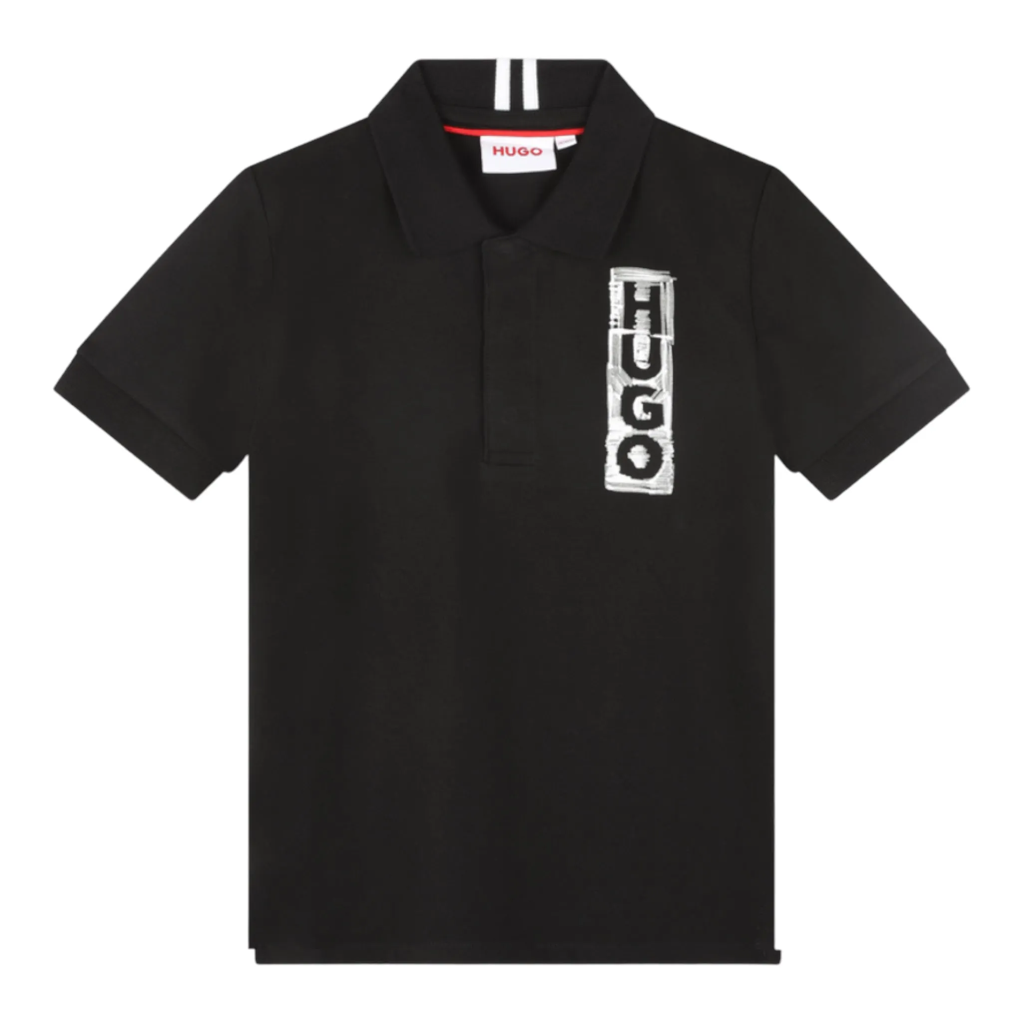 HUGO by Hugo Boss Kids Label Logo Polo Shirt