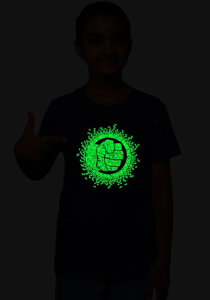 Hulk Wrist Glow Sr Kids T-Shirt