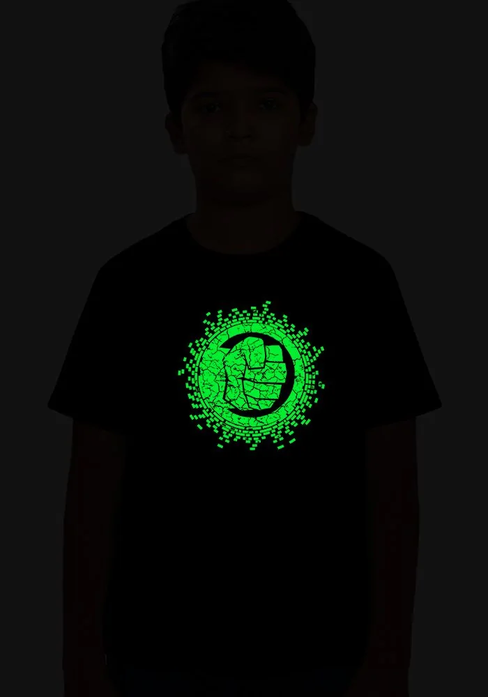 Hulk Wrist Glow Sr Kids T-Shirt