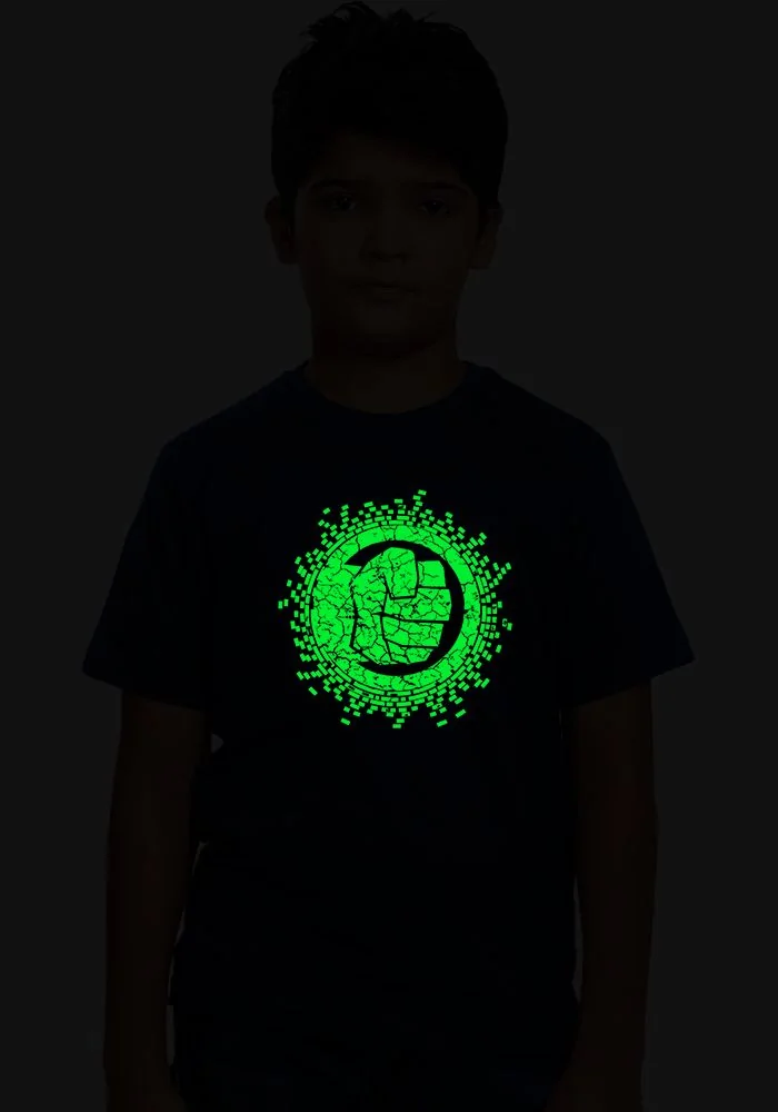 Hulk Wrist Glow Sr Kids T-Shirt